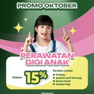 Promo Perawatan Gigi Anak Diskon 15%