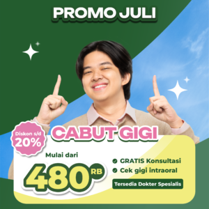 Promo Cabut Gigi Mulai dari 480rb