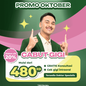 Promo Cabut Gigi Mulai dari 480rb