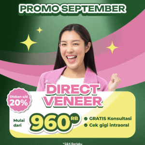 Promo Direct Veneer Mulai dari 960rb