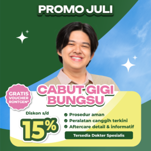Promo Cabut Gigi Bungsu Diskon s/d 15%
