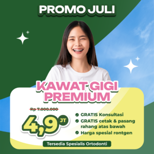 Promo Kawat Gigi Premium Cuma 4,9jt