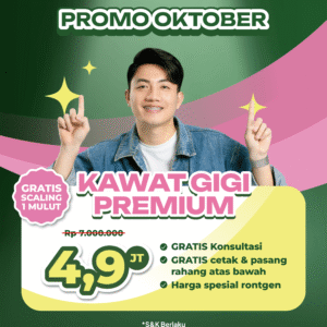 Promo Kawat Gigi Premium Cuma 4,9JT