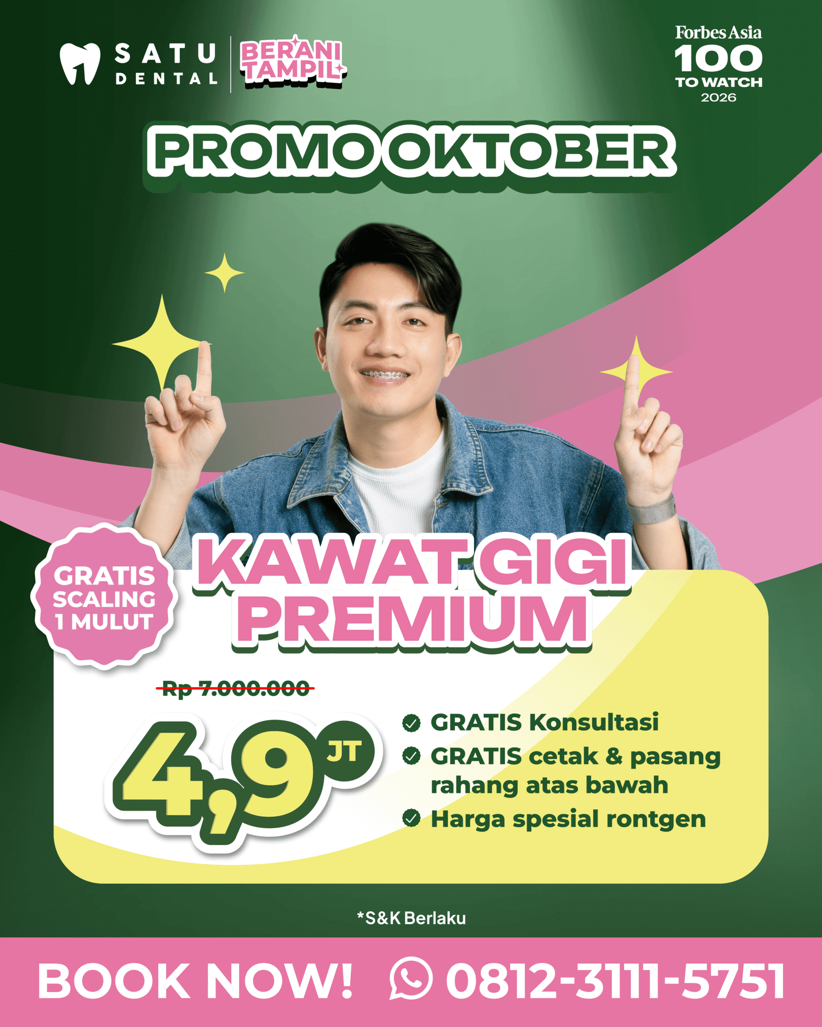 Promo Kawat Gigi Premium Cuma 4,9JT