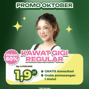 Promo Kawat Gigi Regular Cuma 1,9JT