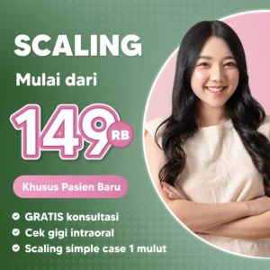 Promo Scaling Mulai dari 149rb (Pasien Baru)