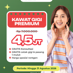 Promo Spesial Kawat Gigi Premium SATU x OCBC