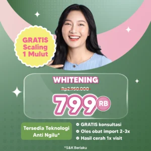 Promo Whitening 799rb Surabaya