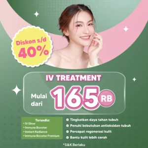 Promo IV Treatment Mulai dari 165rb