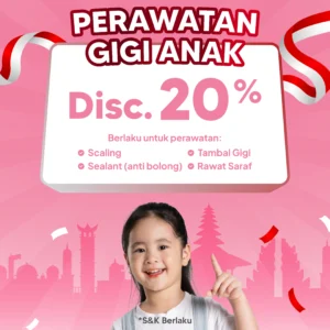 Promo Perawatan Gigi Anak 20%