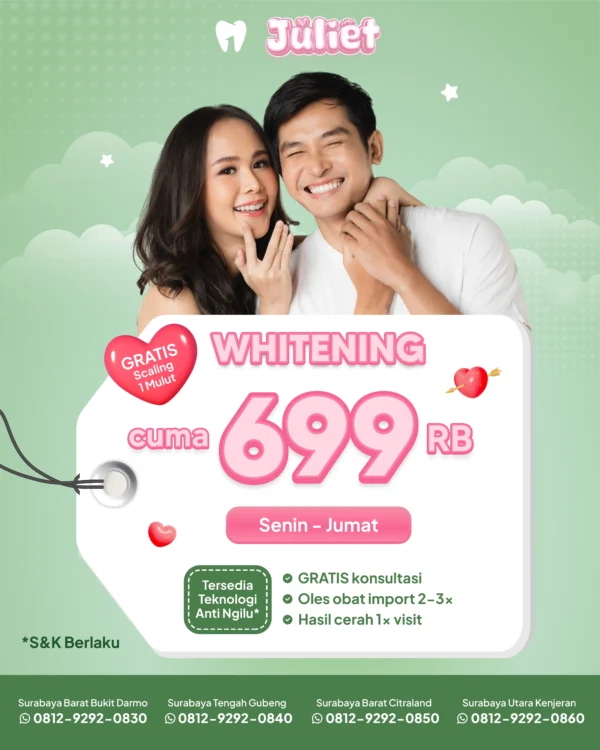 Promo Whitening 699rb Surabaya