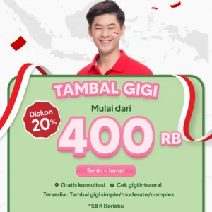 Promo Tambal Gigi 20% Surabaya