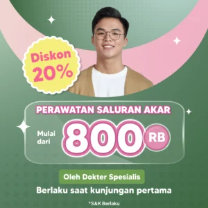 Promo Perawatan Saluran Akar Mulai dari 800rb Surabaya