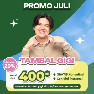 Promo Tambal Gigi Mulai dari 400rb