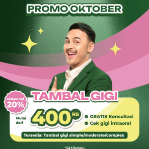 Promo Tambal Gigi Mulai dari 400rb