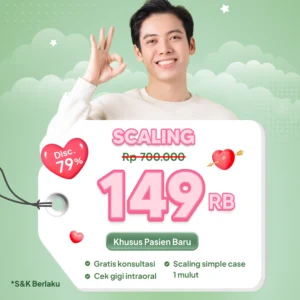 Promo Scaling 149rb (Pasien Baru) Surabaya