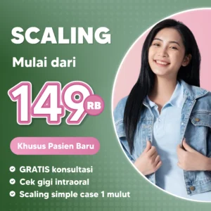 Promo Scaling Mulai dari 149rb (Pasien Baru) Surabaya
