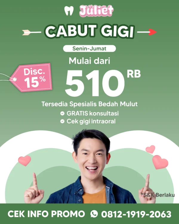 Promo Cabut Gigi 15% Semarang