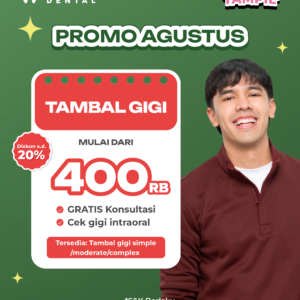 Promo Tambal Gigi Mulai dari 400rb Surabaya
