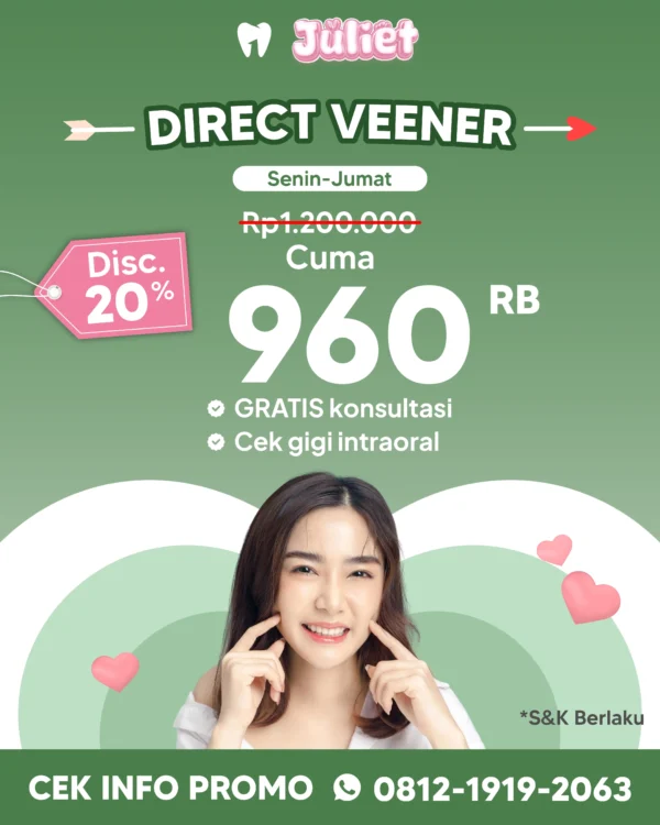 Promo Direct Veneer 20% Semarang