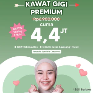 Promo Kawat Gigi Premium 4,4 Jt Semarang