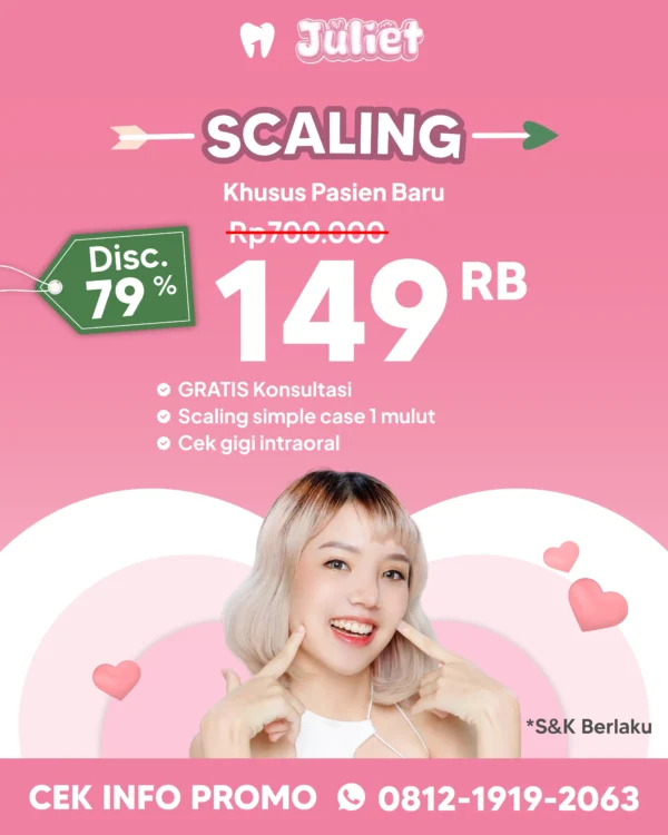 Promo Scaling 149rb (New Patient) Semarang