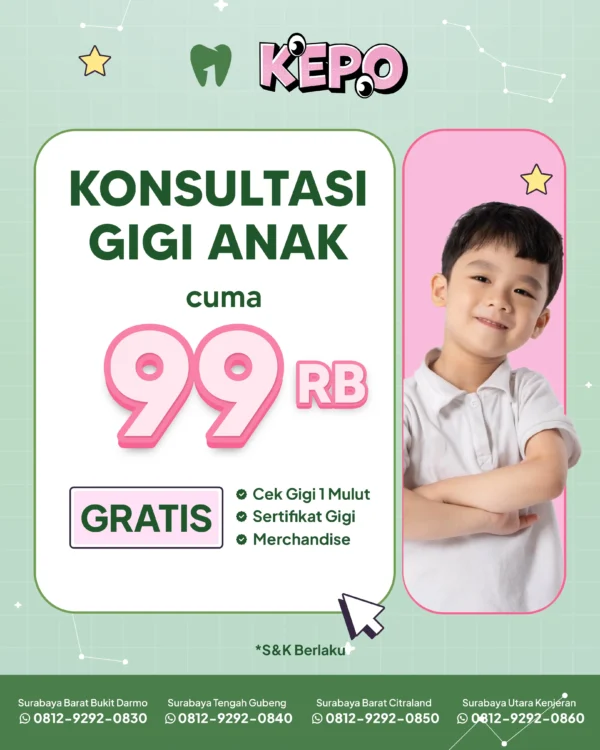 Promo Konsultasi Gigi Anak