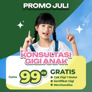 Promo Konsultasi Gigi Anak Cuma 99rb Surabaya