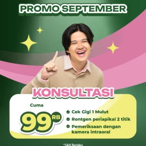 Promo Konsultasi Gigi Cuma 99rb Surabaya