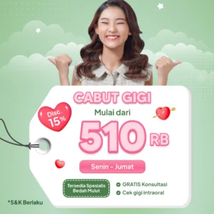 Promo Cabut Gigi s/d 15% Surabaya