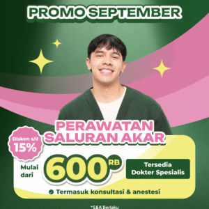 Promo Perawatan Saluran Akar Mulai dari 600rb