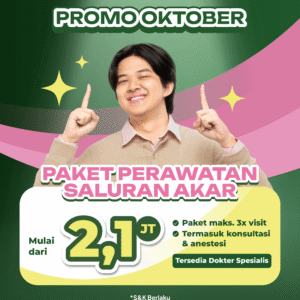 Paket Perawatan Saluran Akar Mulai dari 2,1JT