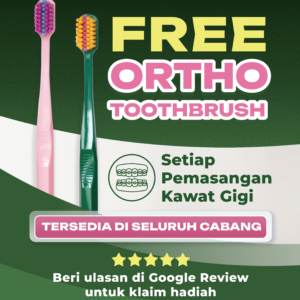 FREE ORTHO TOOTHBRUSH