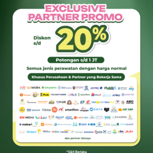 Exclusive Partner Promo Diskon s/d 20%