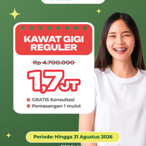 Promo Spesial Kawat Gigi Reguler SATU x OCBC