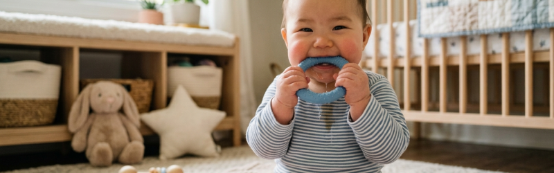Kenali Teething, Tanda-Tanda Tumbuh Gigi Pada Bayi!